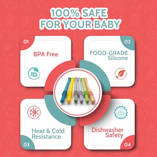 NEW BABY: Super Soft Silicone Teething Sticks for Babies