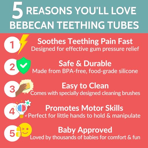 NEW BABY: Super Soft Silicone Teething Sticks for Babies