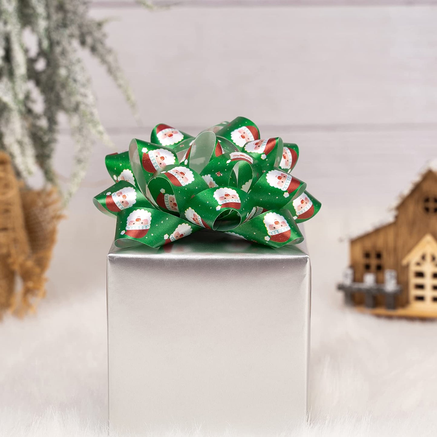 RUSPEPA Red and Green Christmas Gift Bow Assortment (24 Bows)