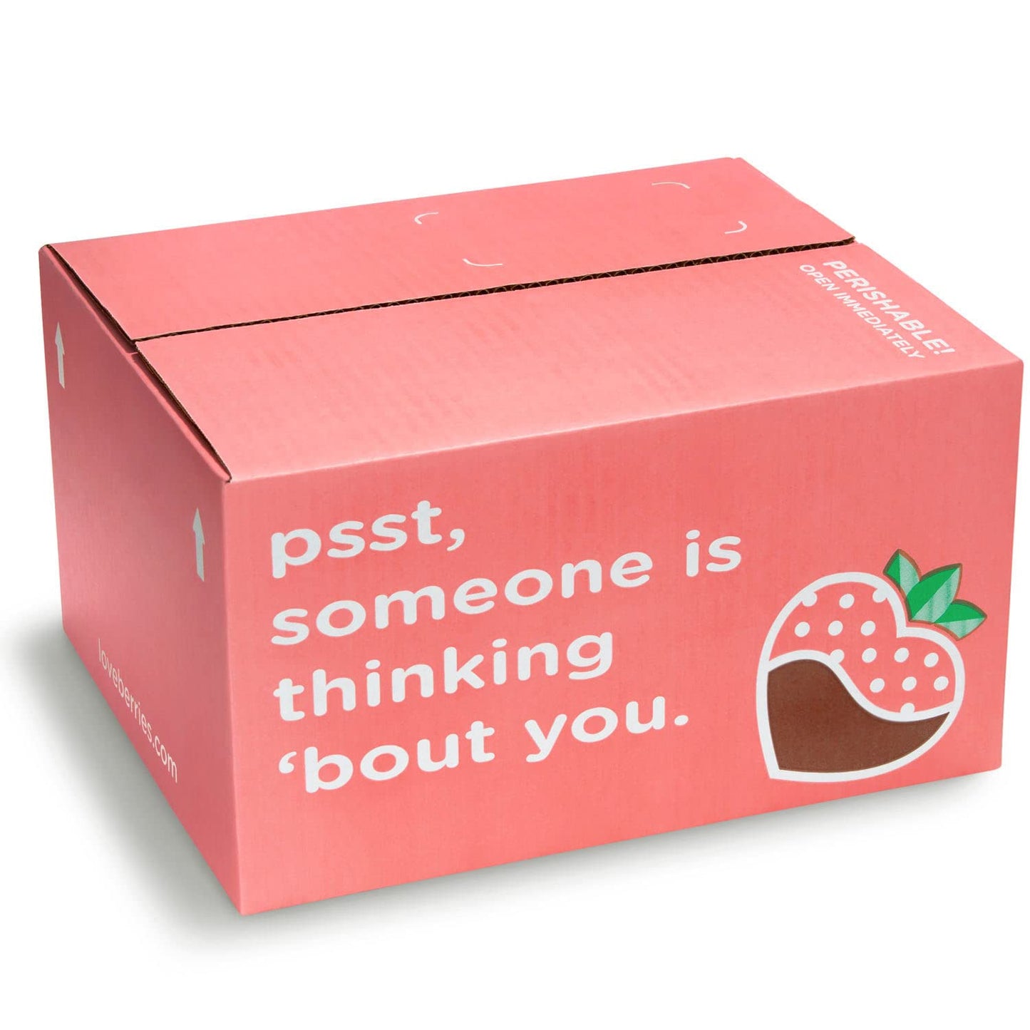 BIRTHDAY: Happy Birthday Chocolatey Dipped Strawberries (12 Berries)