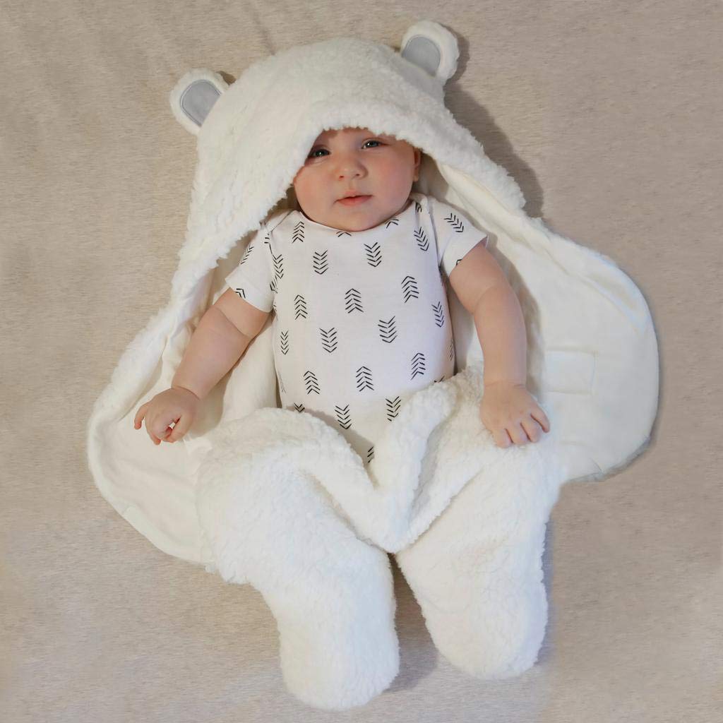 NEW BABY: Bear Organic Newborn Swaddle Baby Blanket