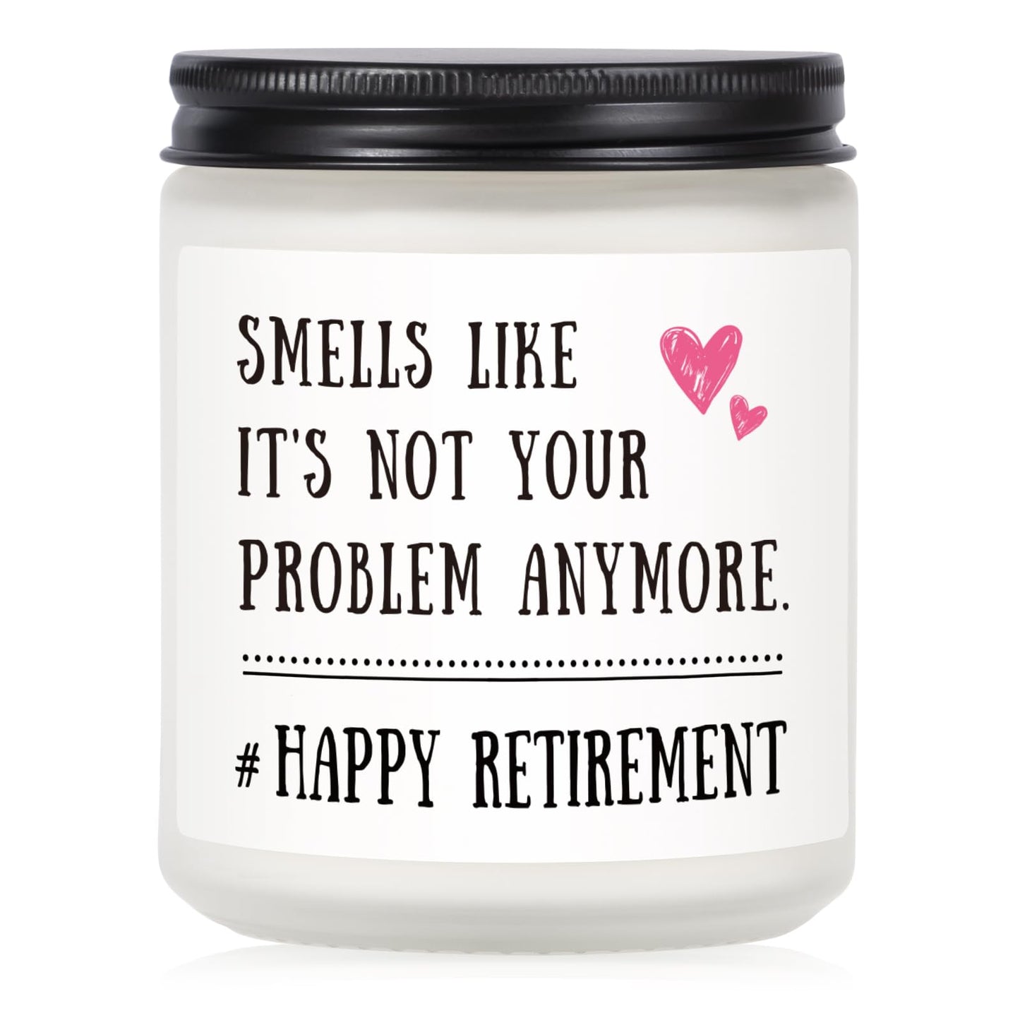 RETIREMENT: Funny Handmade Retirement Candle, 7 Oz