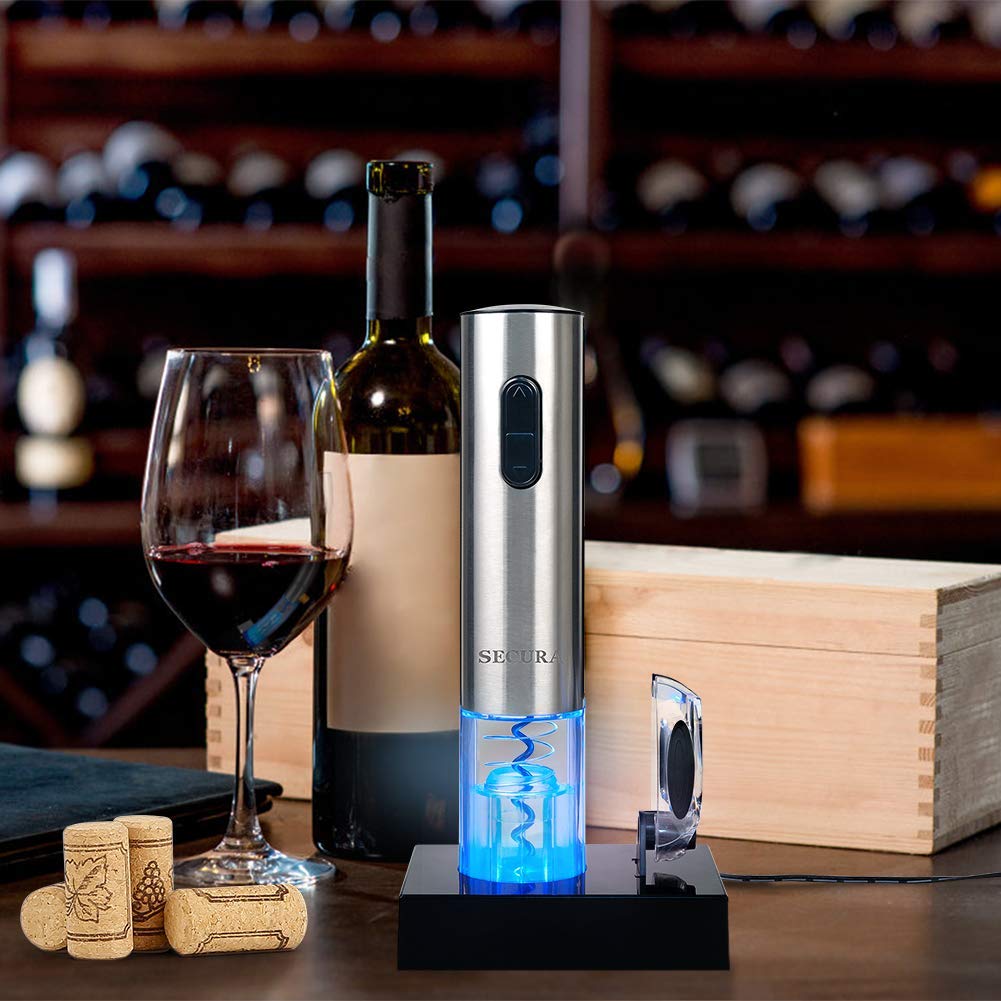 HOUSIVERSARY: Stainless Steel Electric Wine Opener