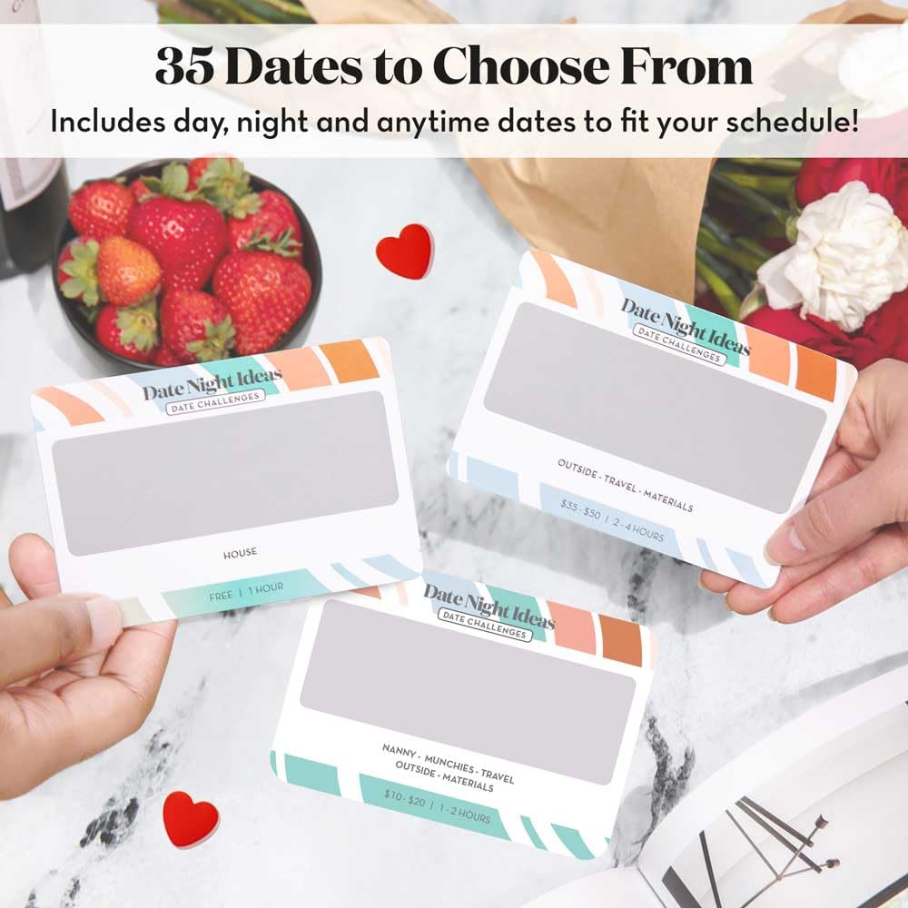 WEDDING: Fun & Adventurous Scratch Off Date Night Ideas Card Game