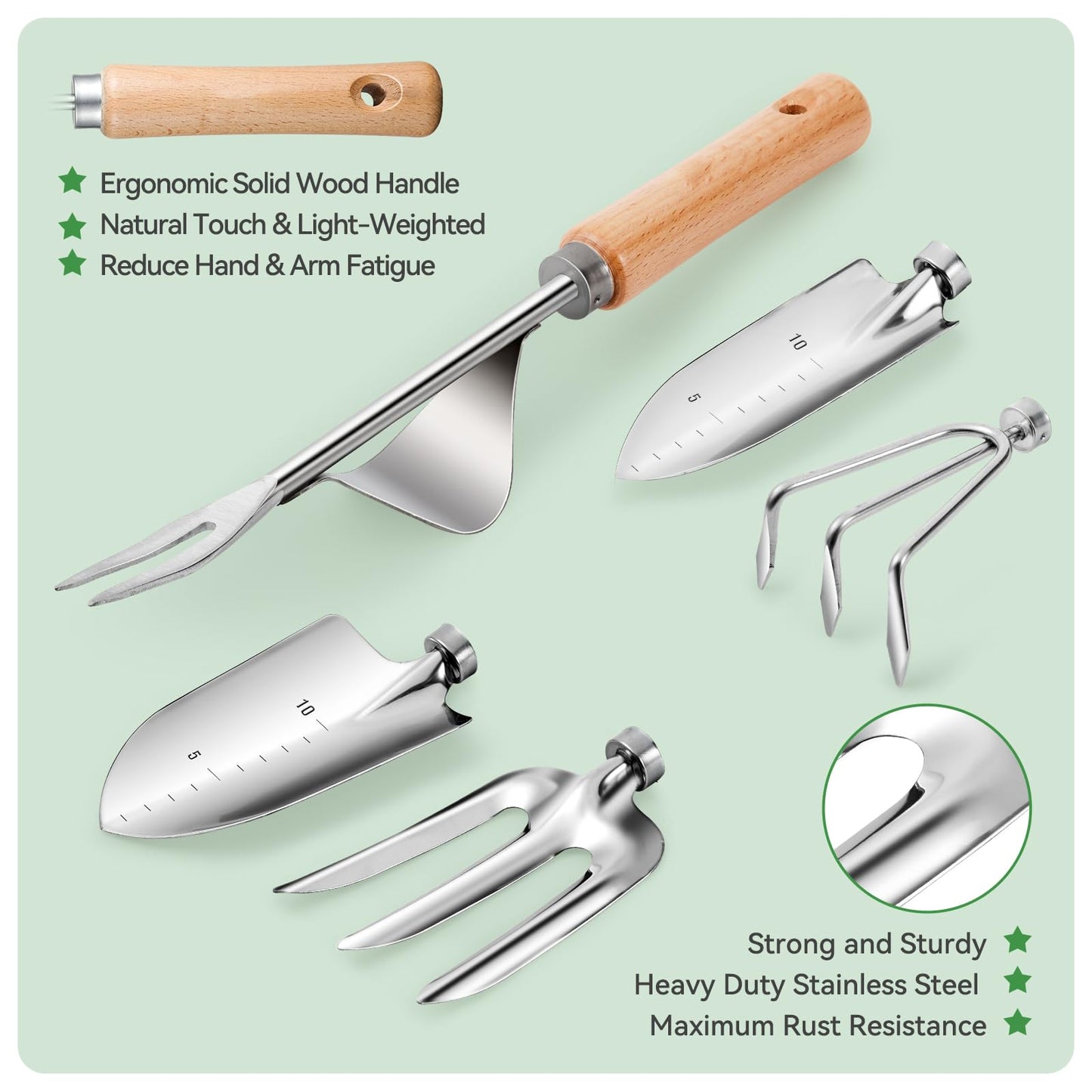 CLOSING: Grenebo Gardening 9-Piece Tool Set