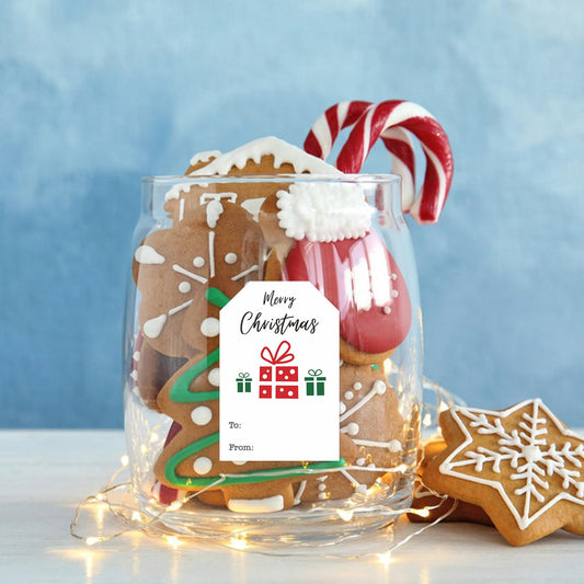 Anwyll 3" x 2" Christmas Gift Tags Stickers (120 pieces)