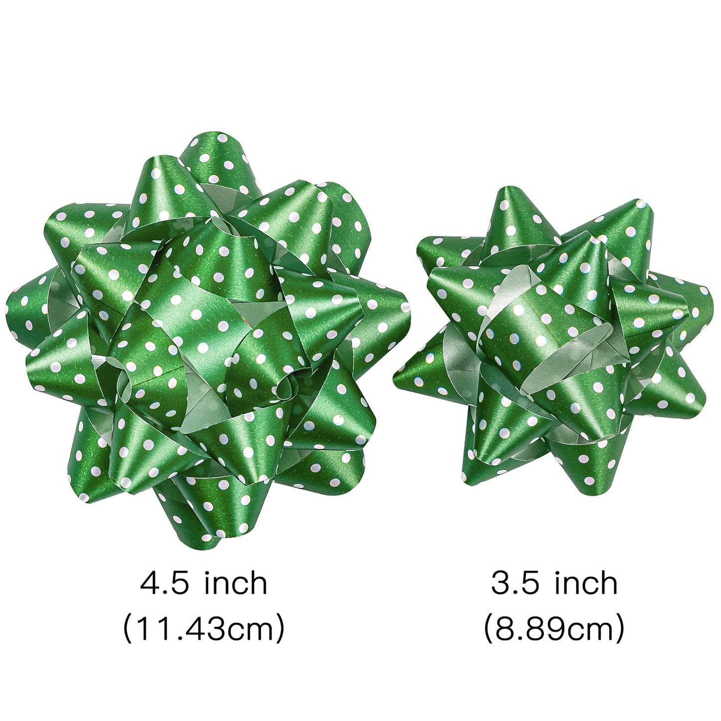 RUSPEPA Red and Green Christmas Gift Bow Assortment (24 Bows)