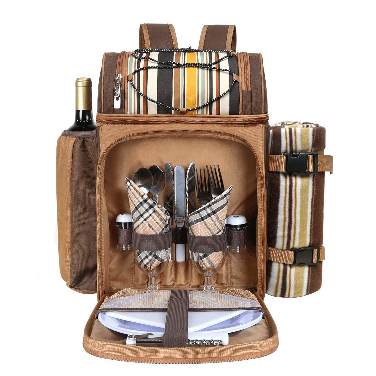 WEDDING: Picnic Basket Backpack for 2