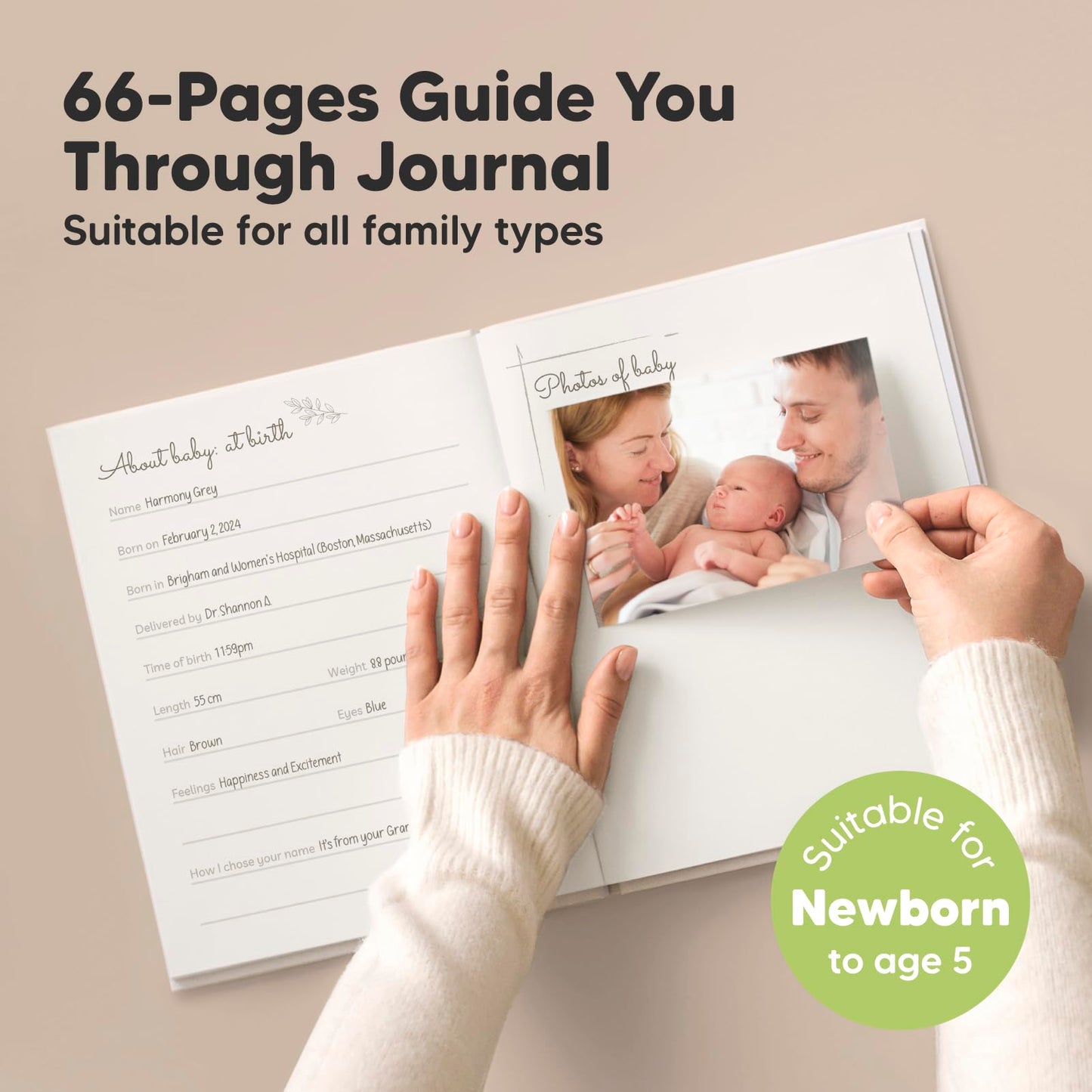 NEW BABY: First 5 Years Memory Book