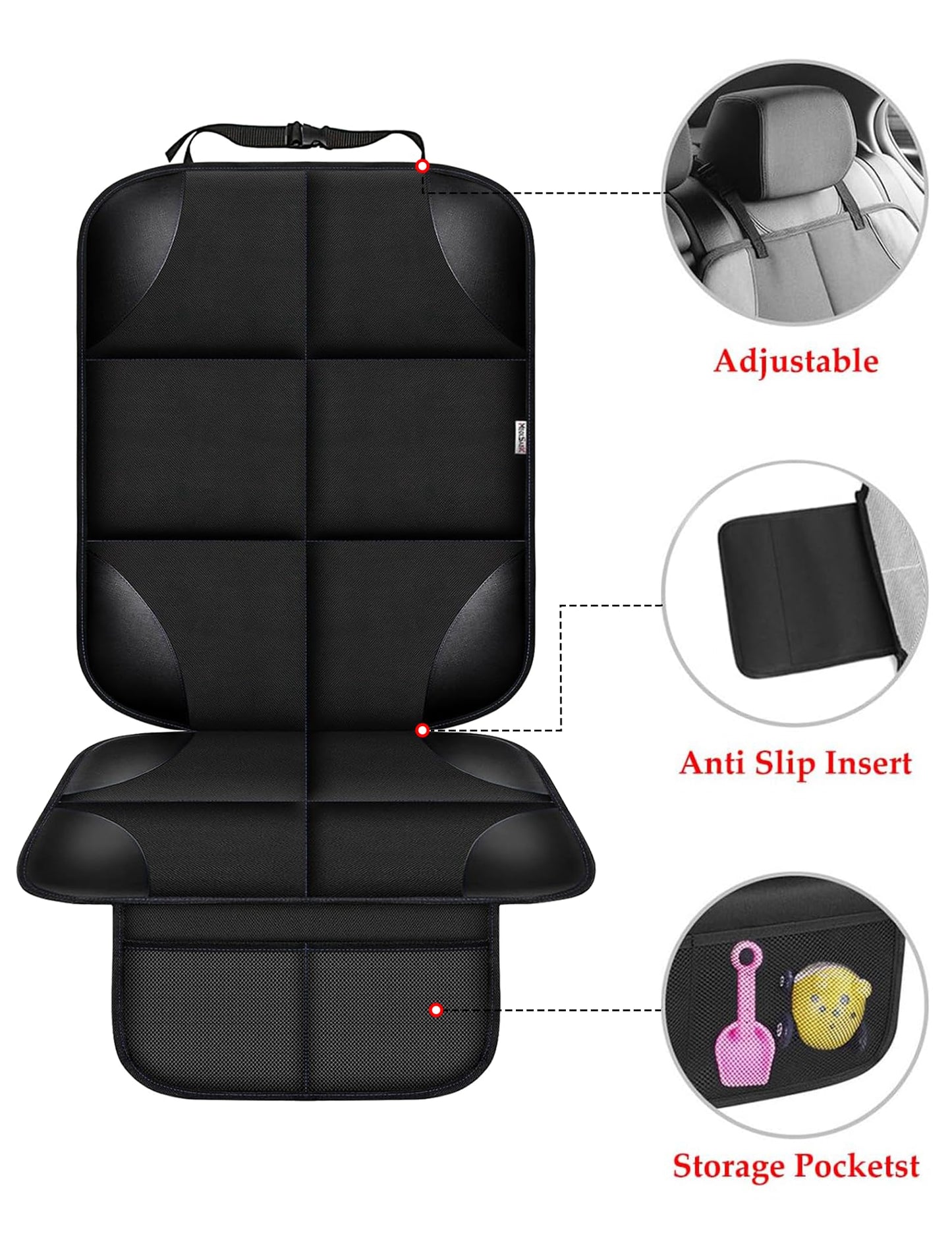 NEW BABY: Meolsaek Car Seat Protector for Child Car Seat