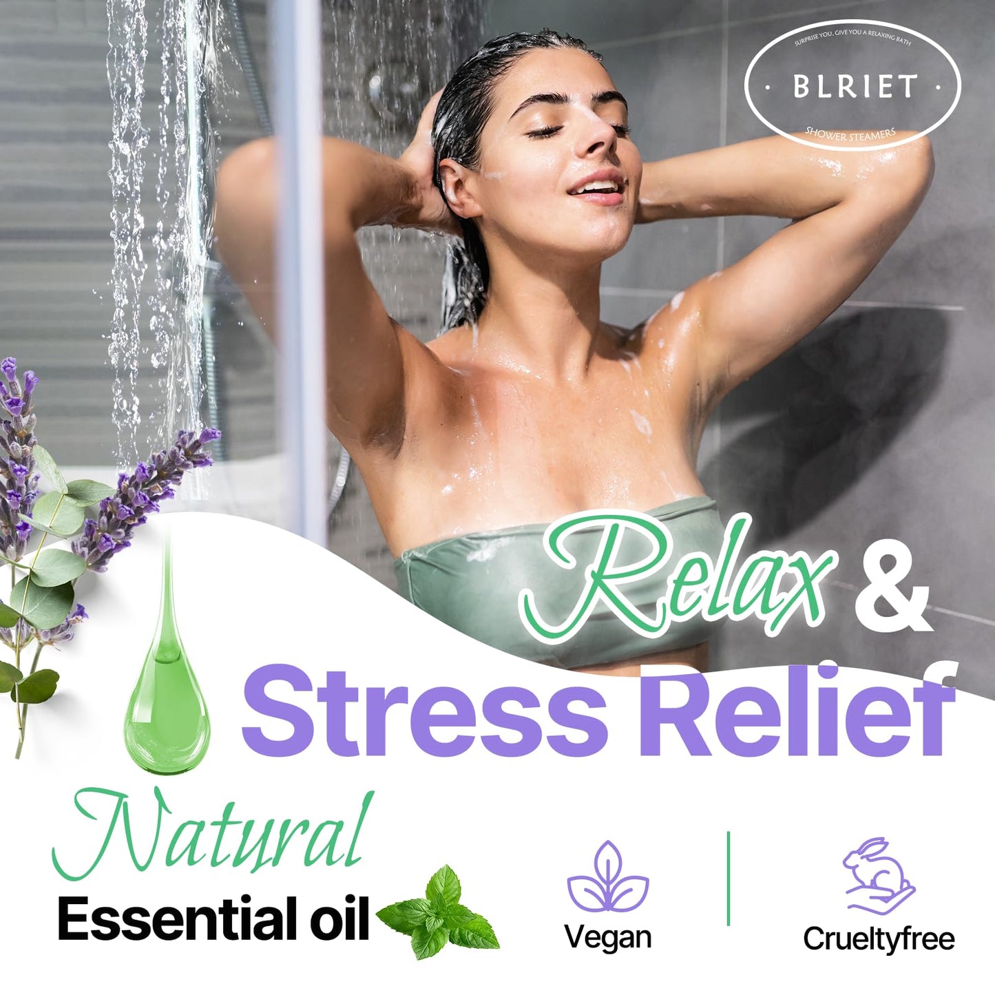 BIRTHDAY: Aromatherapy Shower Steamers (8 Pack)