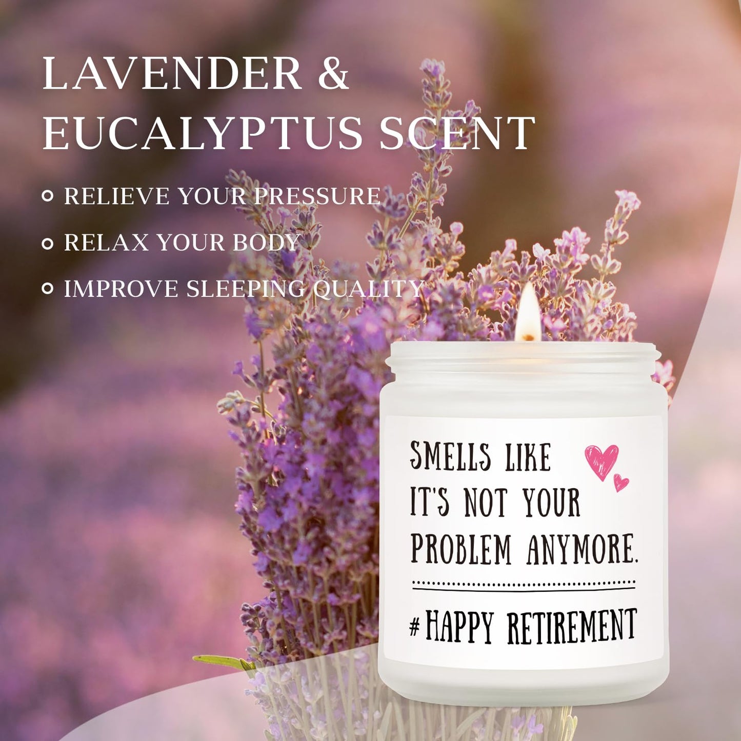 RETIREMENT: Funny Handmade Retirement Candle, 7 Oz