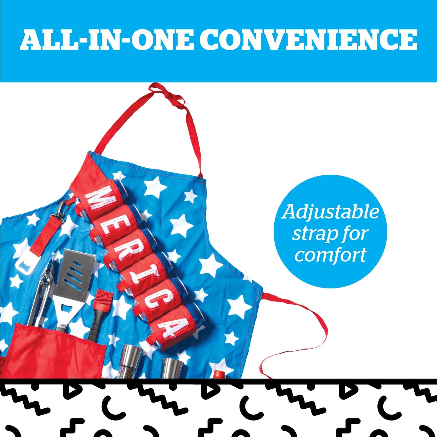 MEMORIAL DAY: American Dream Funny BBQ Apron