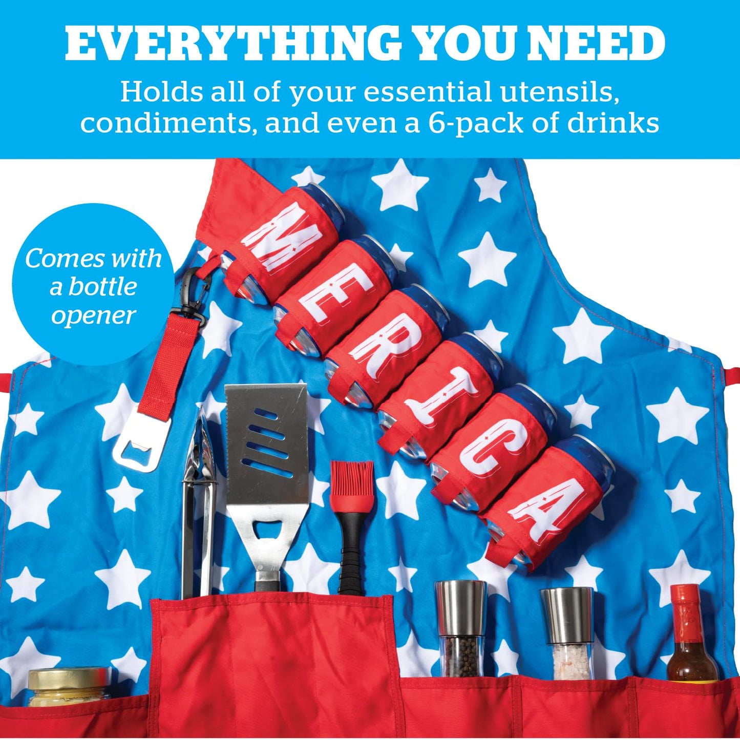 MEMORIAL DAY: American Dream Funny BBQ Apron
