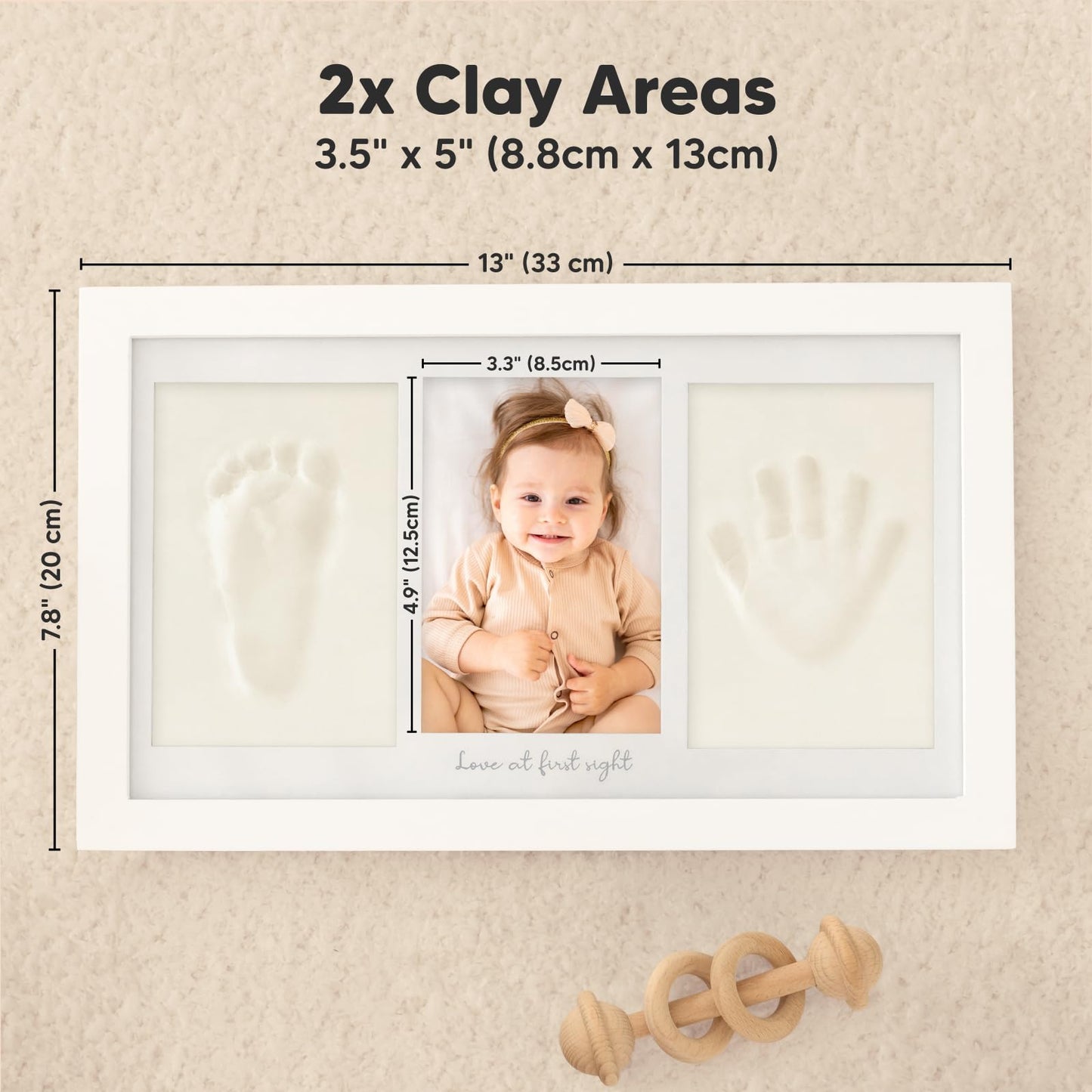 NEW BABY: Baby Hand and Footprint Keepsake Kit