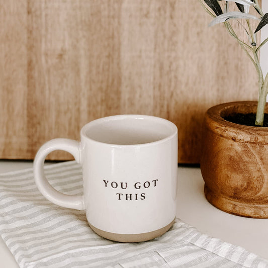 Sweet Water Motivational Stoneware Coffee Mug (14 Oz)