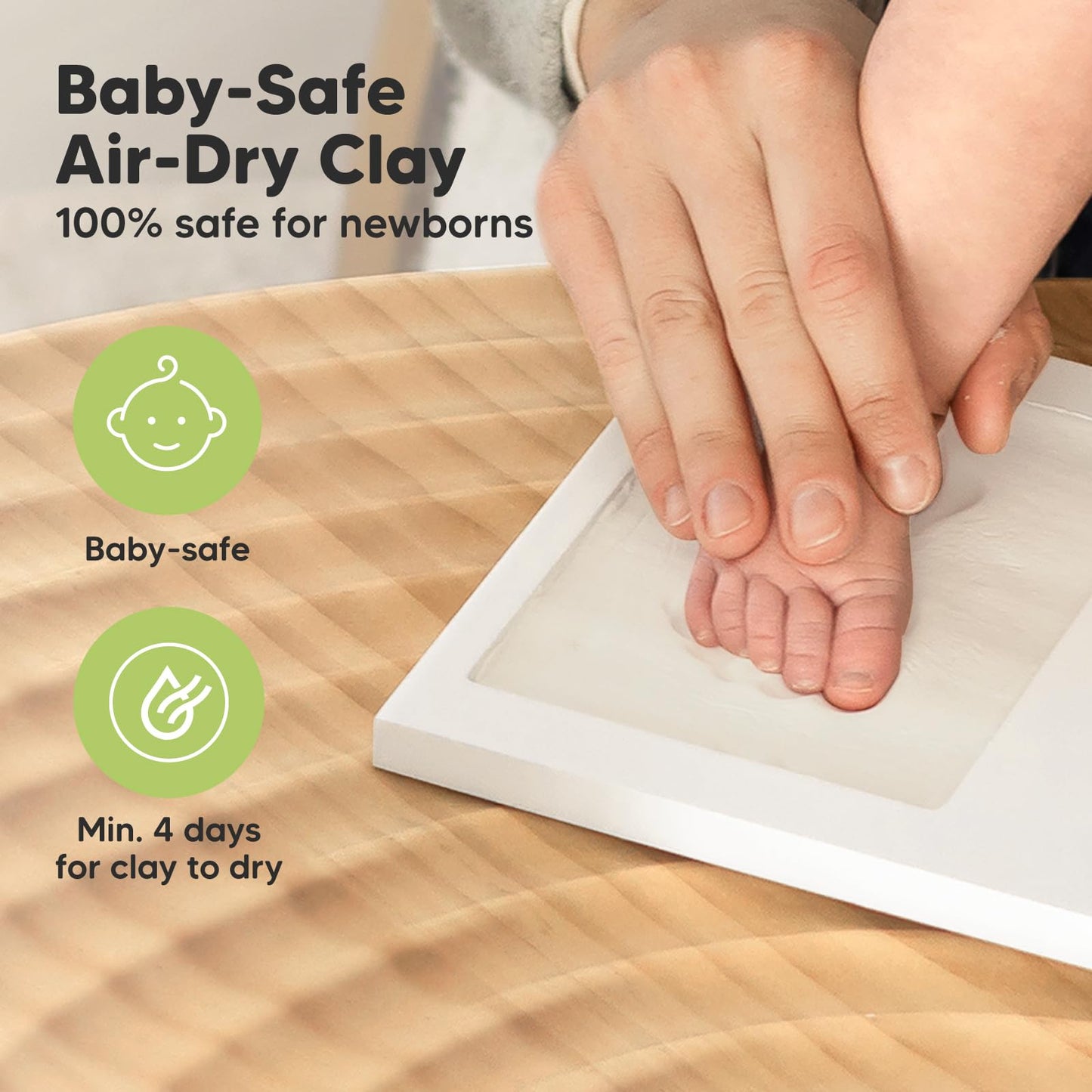 NEW BABY: Baby Hand and Footprint Keepsake Kit