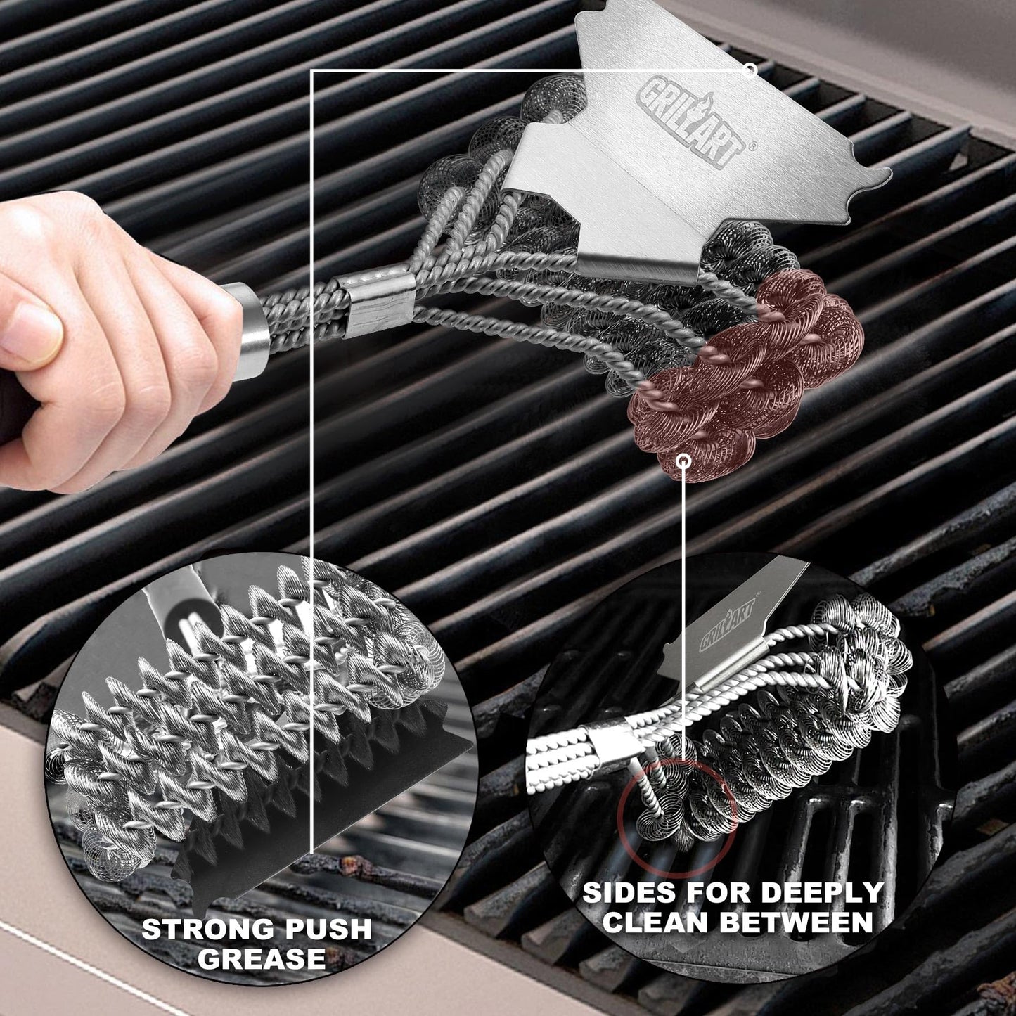 HOUSIVERSARY: GRILLART Grill Brush and Scraper