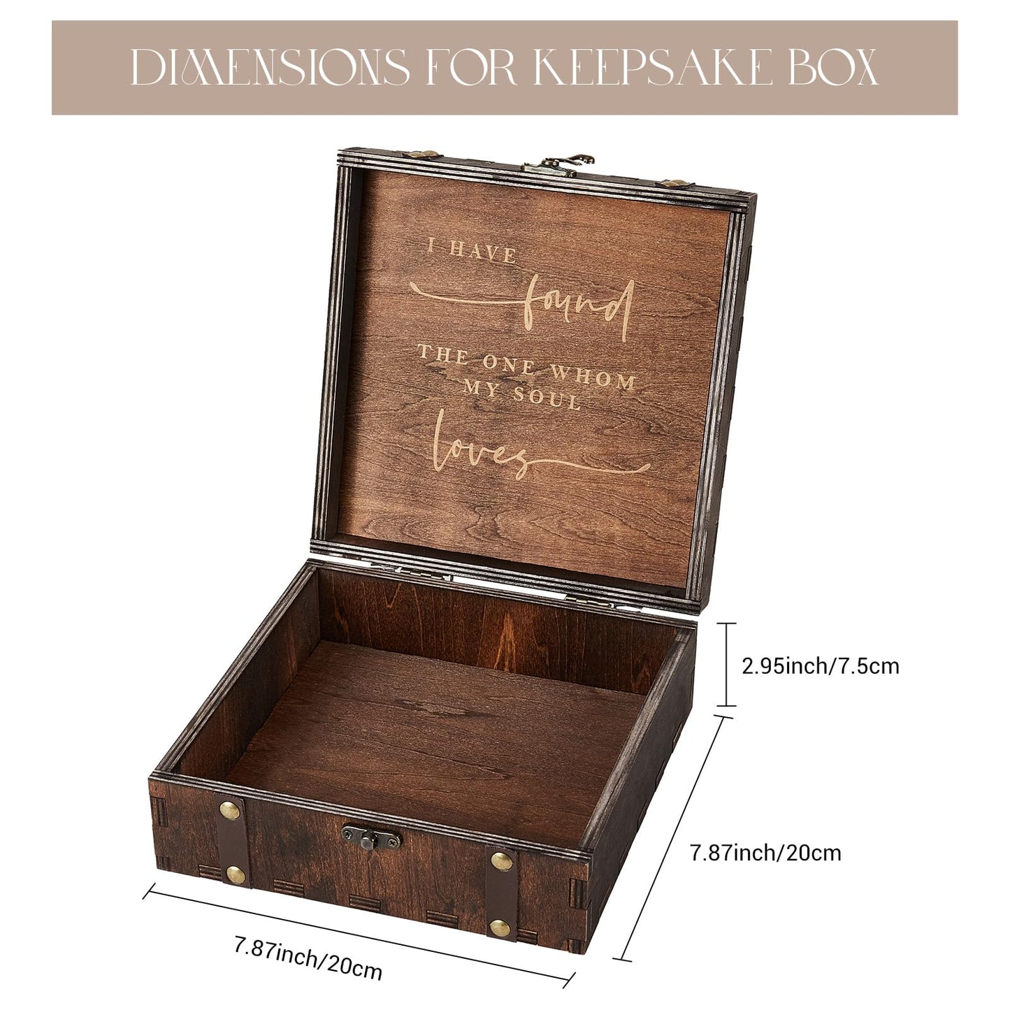 WEDDING: AW BRIDAL Wedding Keepsake Box