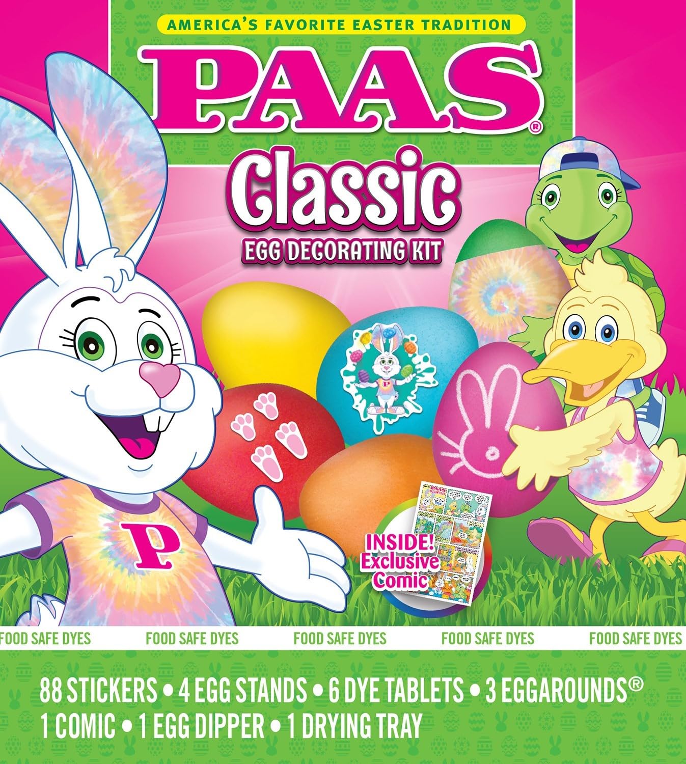 PAAS Classic Easter Egg Coloring Kit (3 Pack)