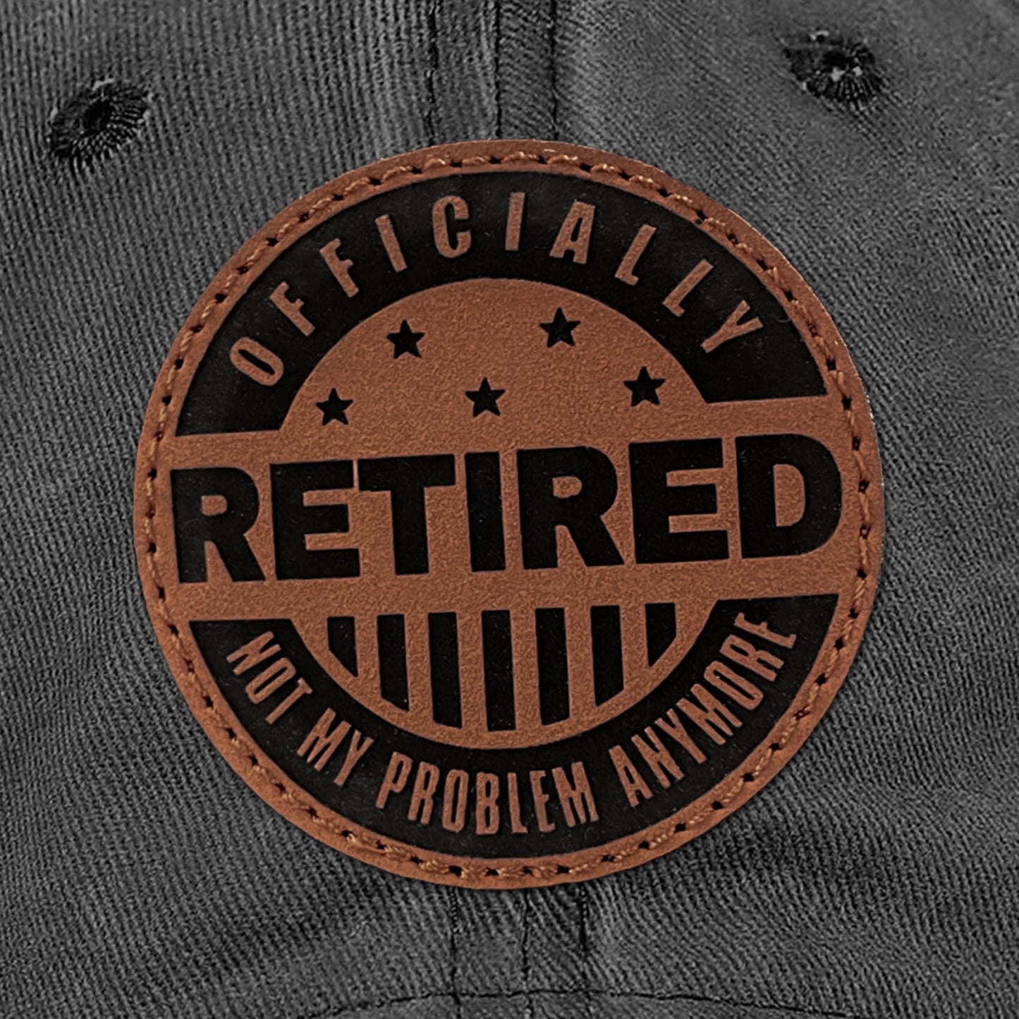 RETIREMENT: Not My Problem Anymore Hat - 100% Cotton Baseball Cap