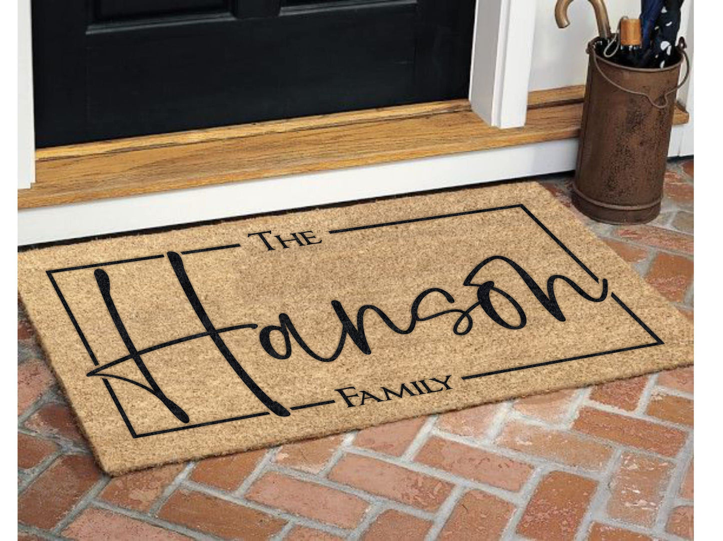 CLOSING: Personalized Family Name Doormat