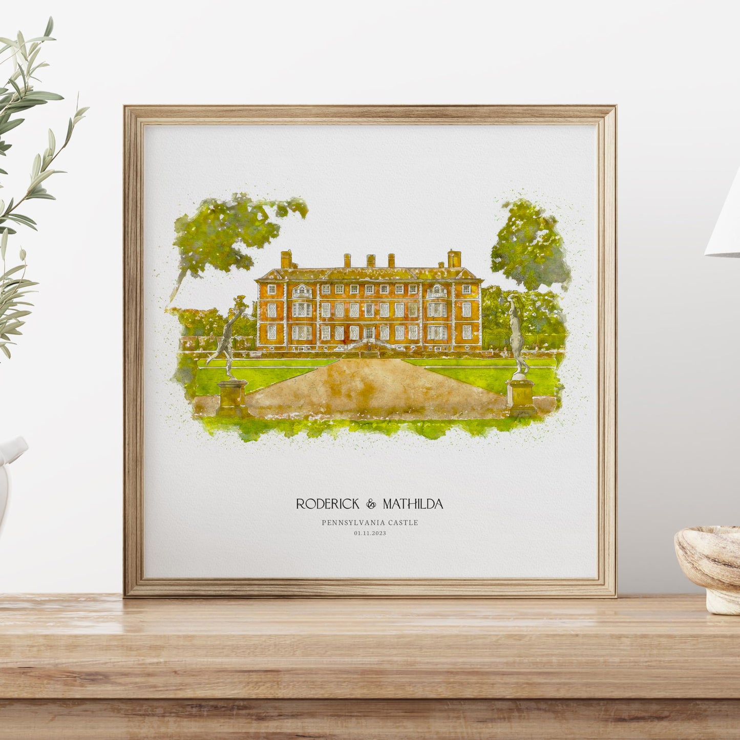 WEDDING: Wedding Venue Print