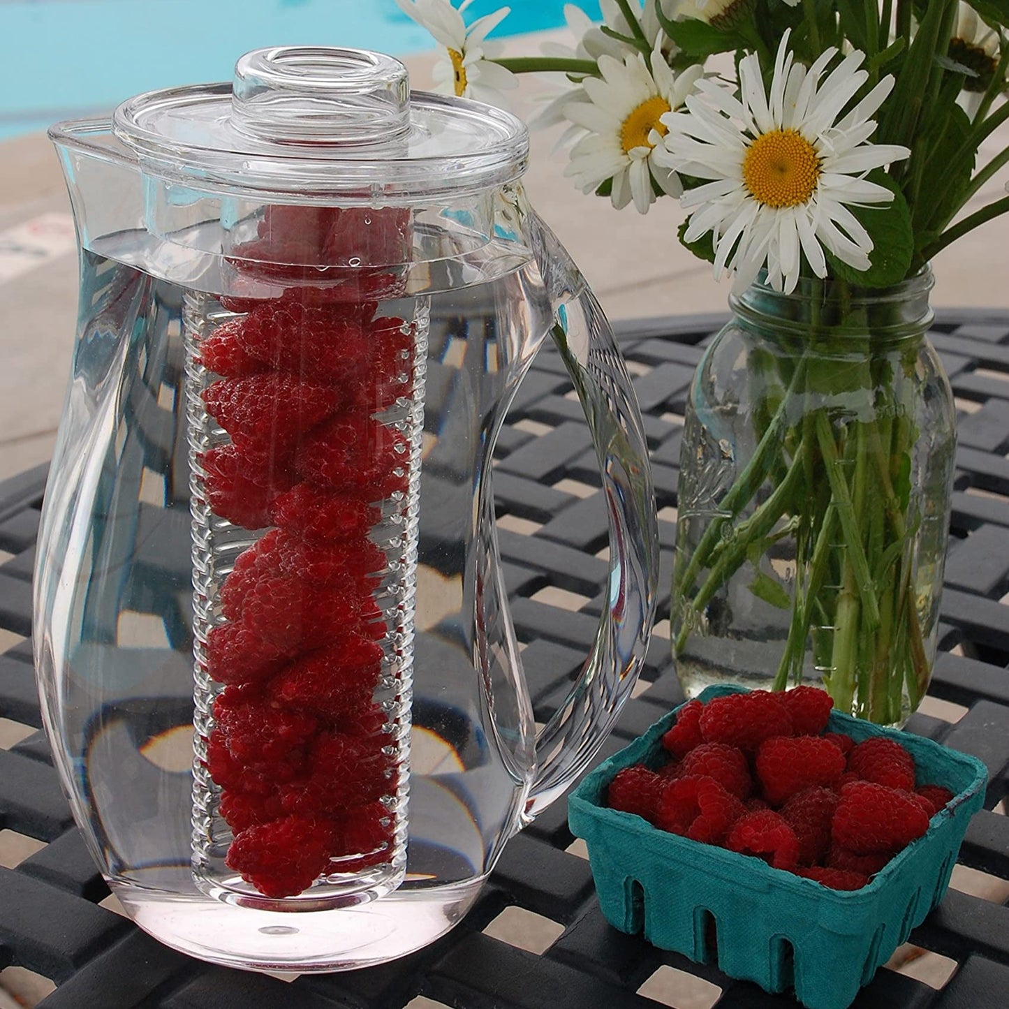 HOUSIVERSARY: Prodyne Fruit Infusion Flavor Pitcher, Clear, 93 oz.