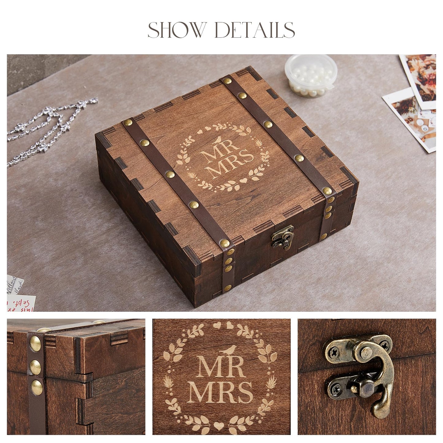 WEDDING: AW BRIDAL Wedding Keepsake Box