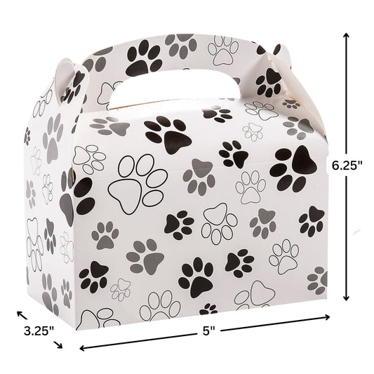 Fun Express Paw Print Party Favor Boxes (12 pieces)