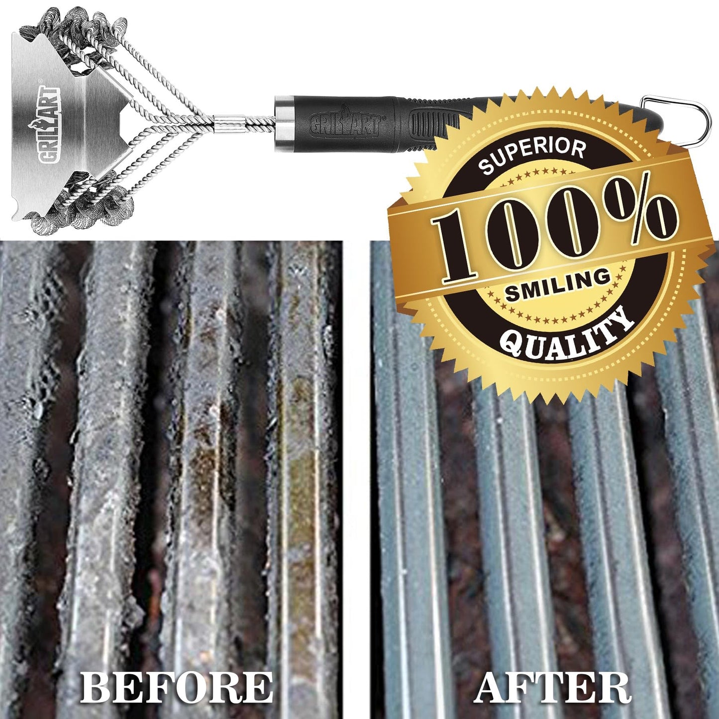 HOUSIVERSARY: GRILLART Grill Brush and Scraper