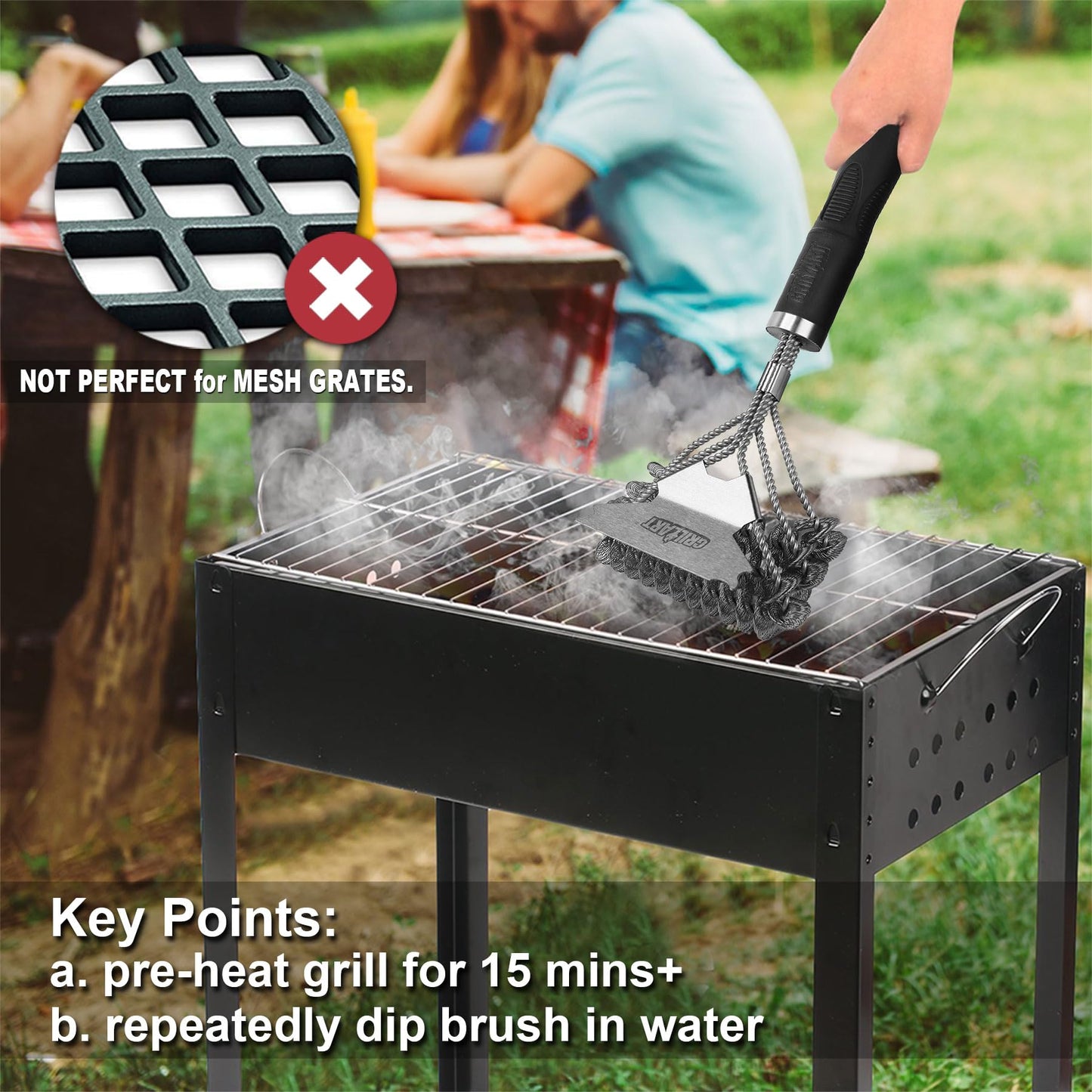 HOUSIVERSARY: GRILLART Grill Brush and Scraper