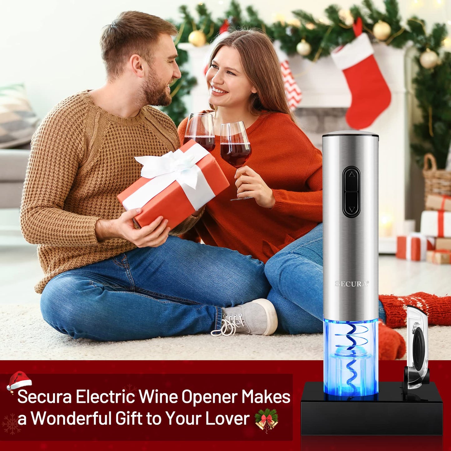 HOUSIVERSARY: Stainless Steel Electric Wine Opener