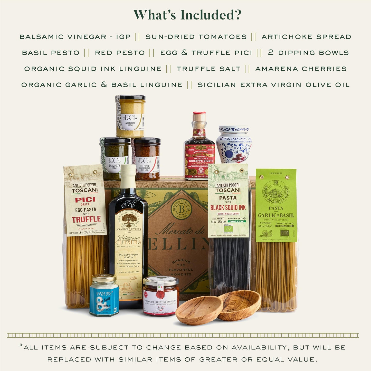 Bellina 13-Piece Italian Pasta Gift Basket