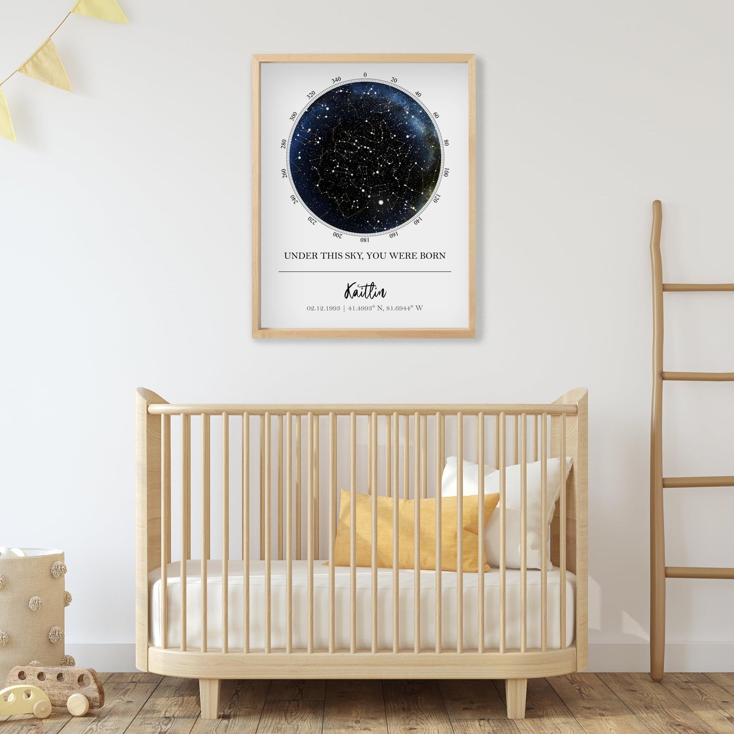 CLOSING: Closing Day Personalized Star Map with New Address