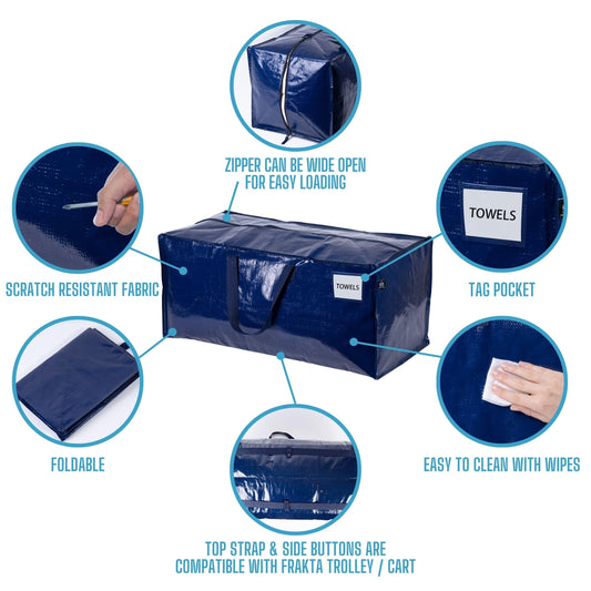 UNDER CONTRACT: VENO 10 Pack Moving Bags w/Backpack Straps