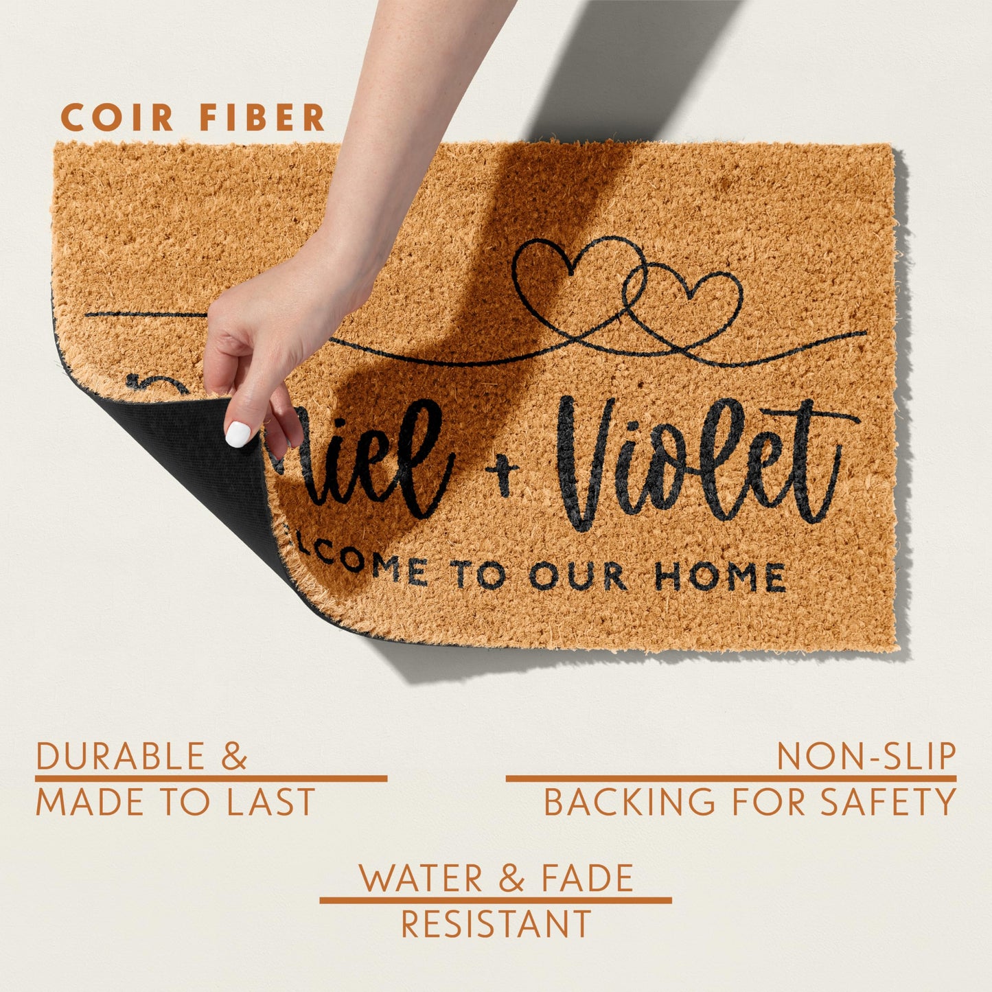 Personalized Welcome Door Mat