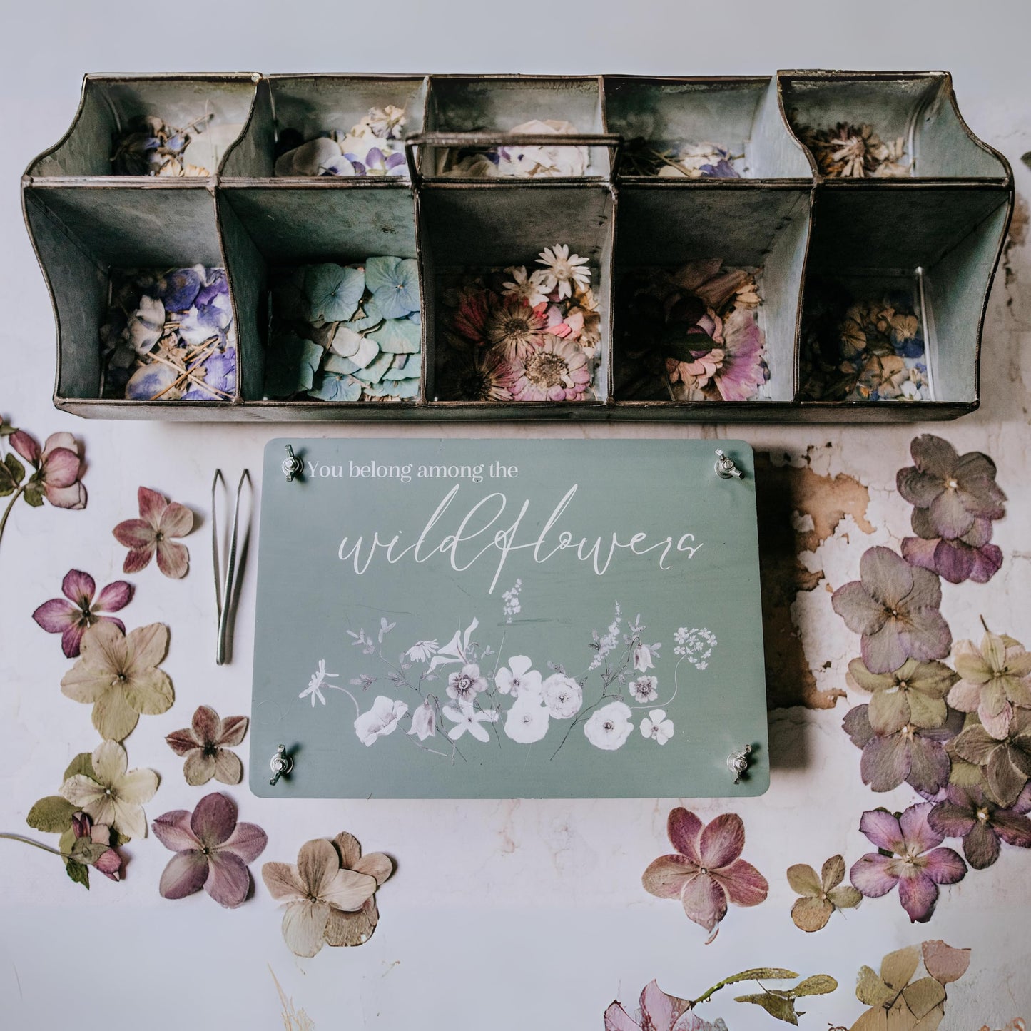 RETIREMENT: Hygge & Sage Extra Large Wooden Flower Press Artistry Kit with Nature Journal
