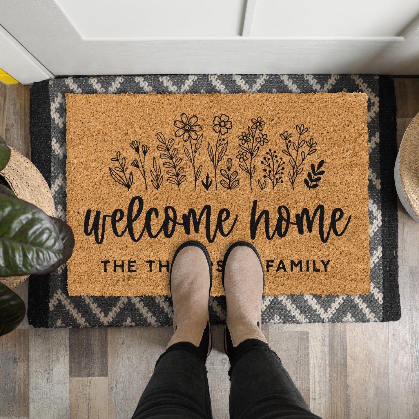 Personalized Welcome Door Mat
