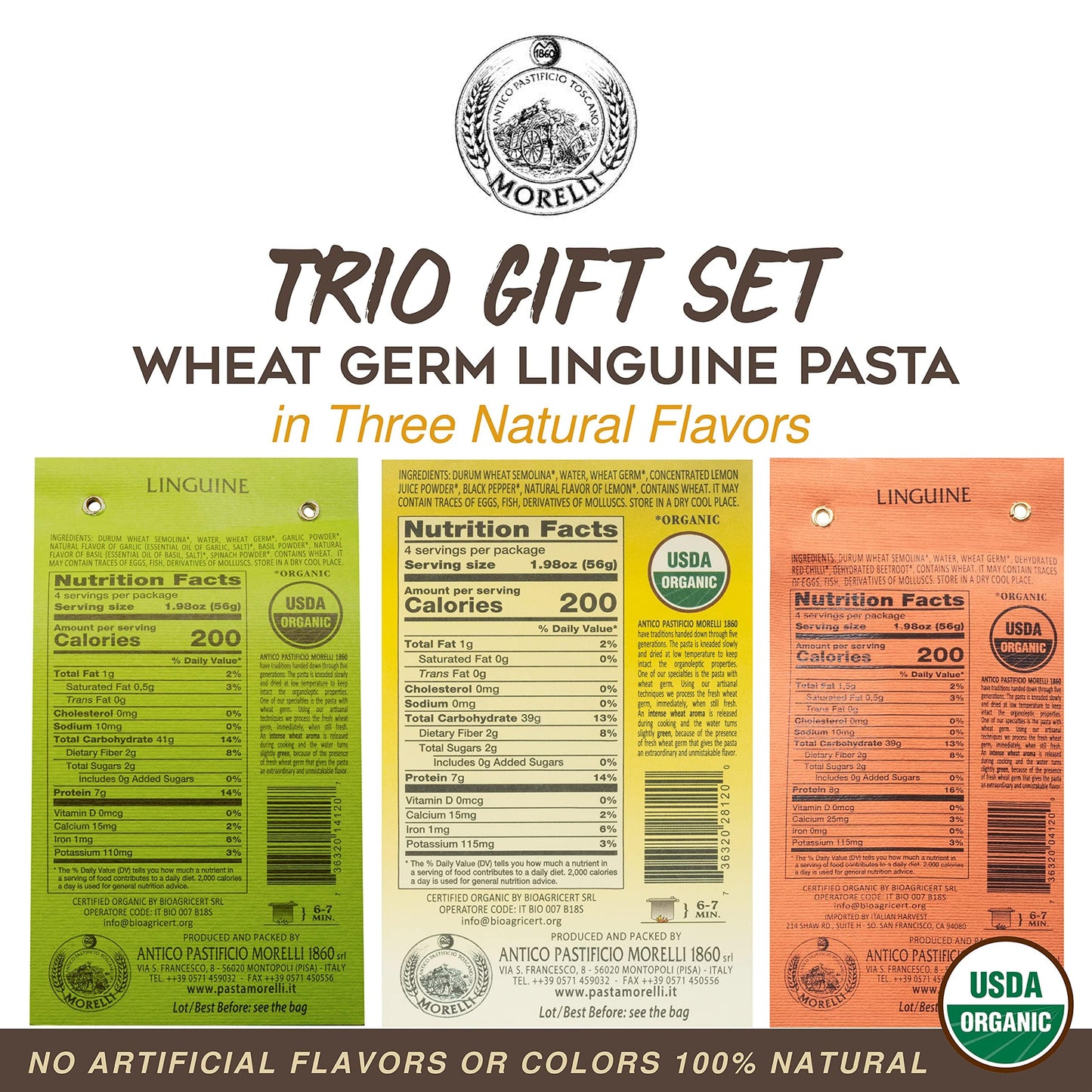 RETIREMENT: Morelli Gourmet Pasta Italian Gift Basket From Italy