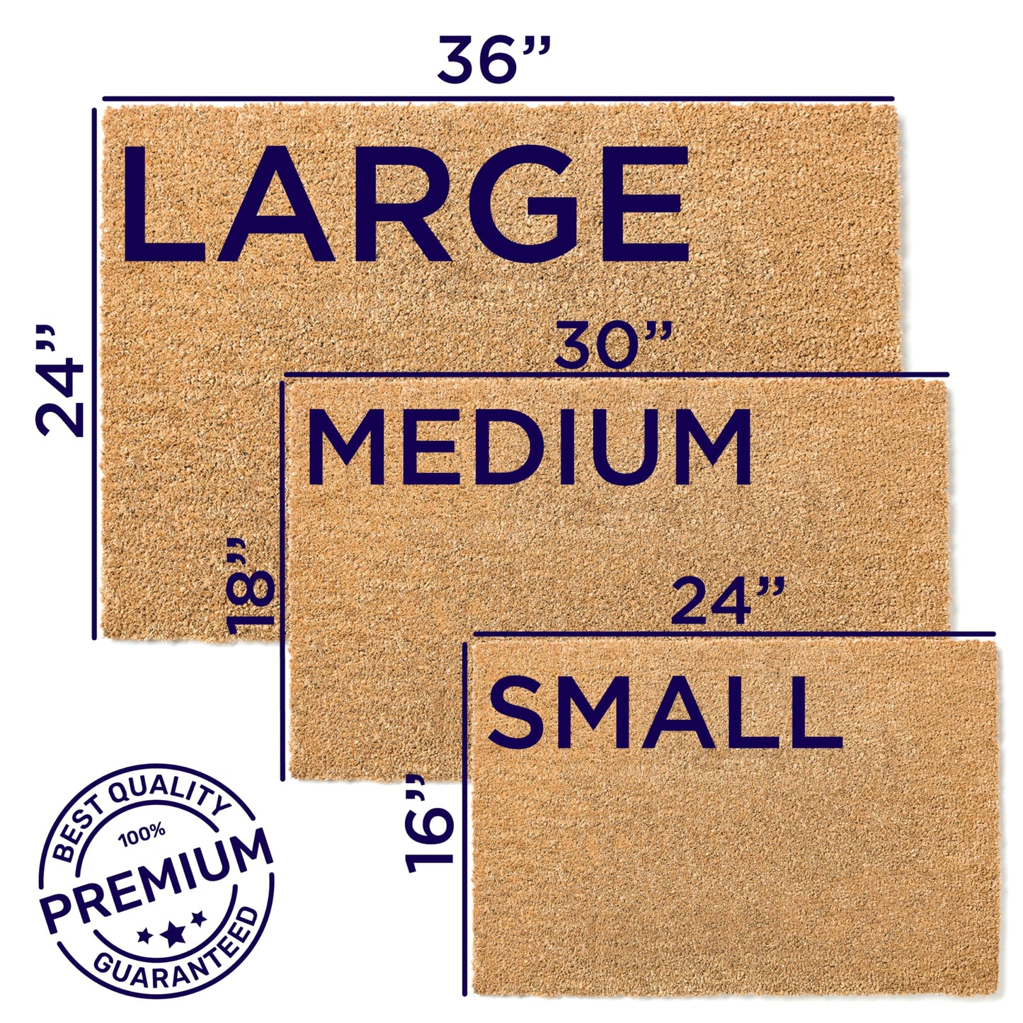 WEDDING: Personalized Welcome Doormat With Name and Wedding Year