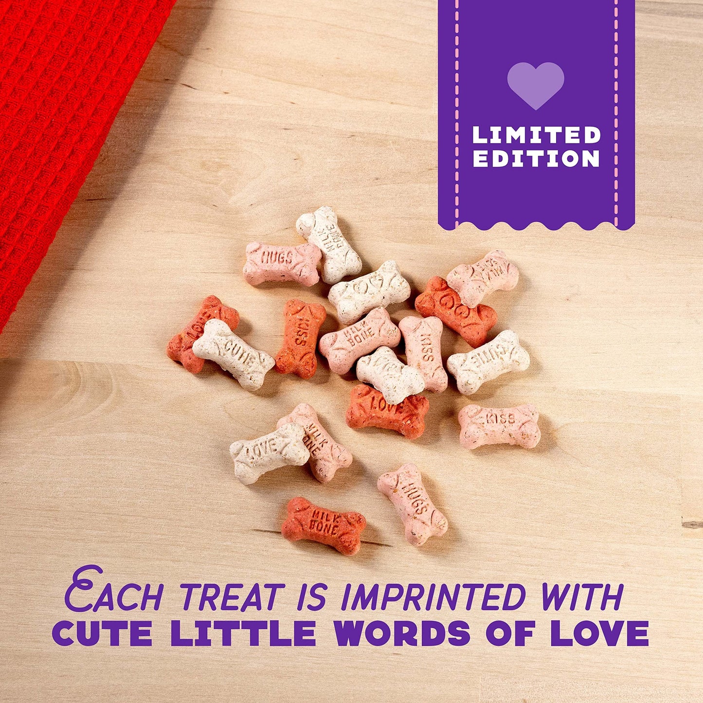 Milk-Bone Limited Edition Valentine's Sweetheart Snacks Mini’s Dog Treats, 25 Ounce (Pack of 1)
