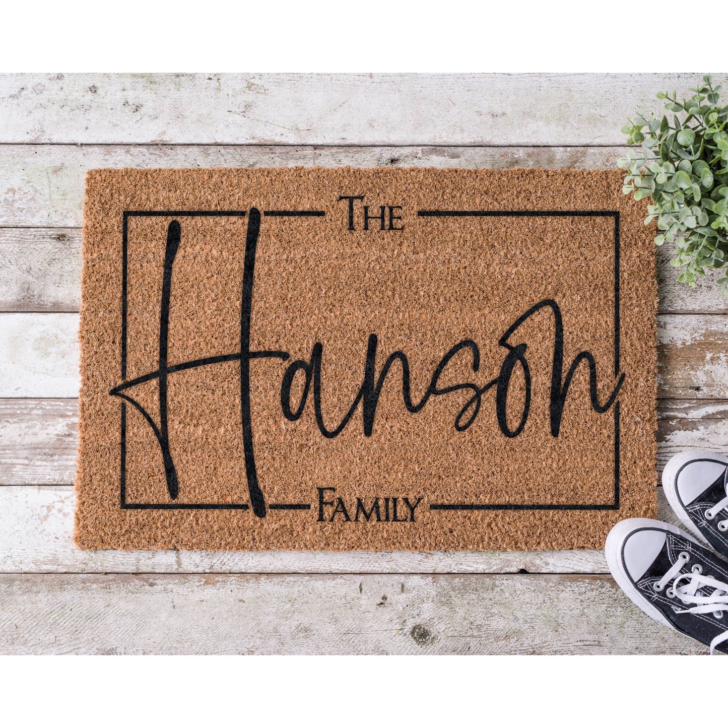 CLOSING: Personalized Family Name Doormat