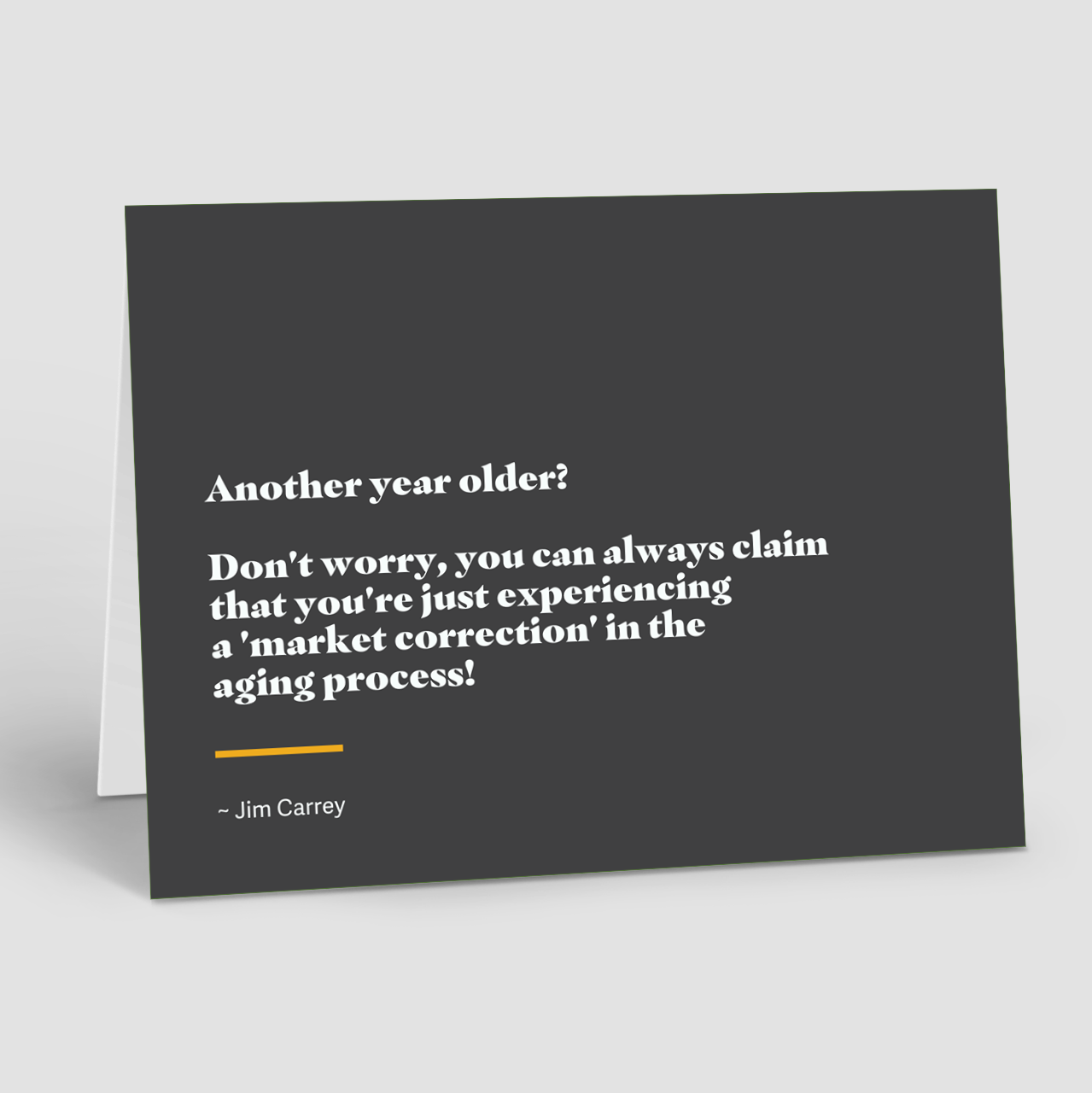 BIRTHDAY: Market Correction (10 Personalized Cards)
