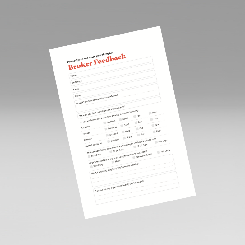 FEEDBACK: Broker Feedback