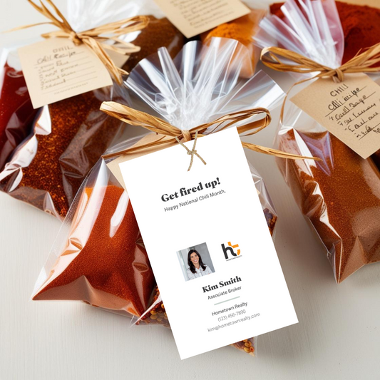 NATIONAL DAYS: October Chili Month (10 Personalized Tags)