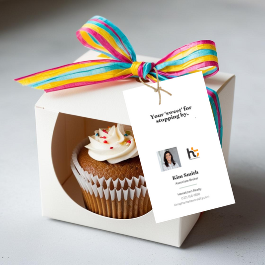 OPEN HOUSE: Cupcake (10 Personalized Tags)