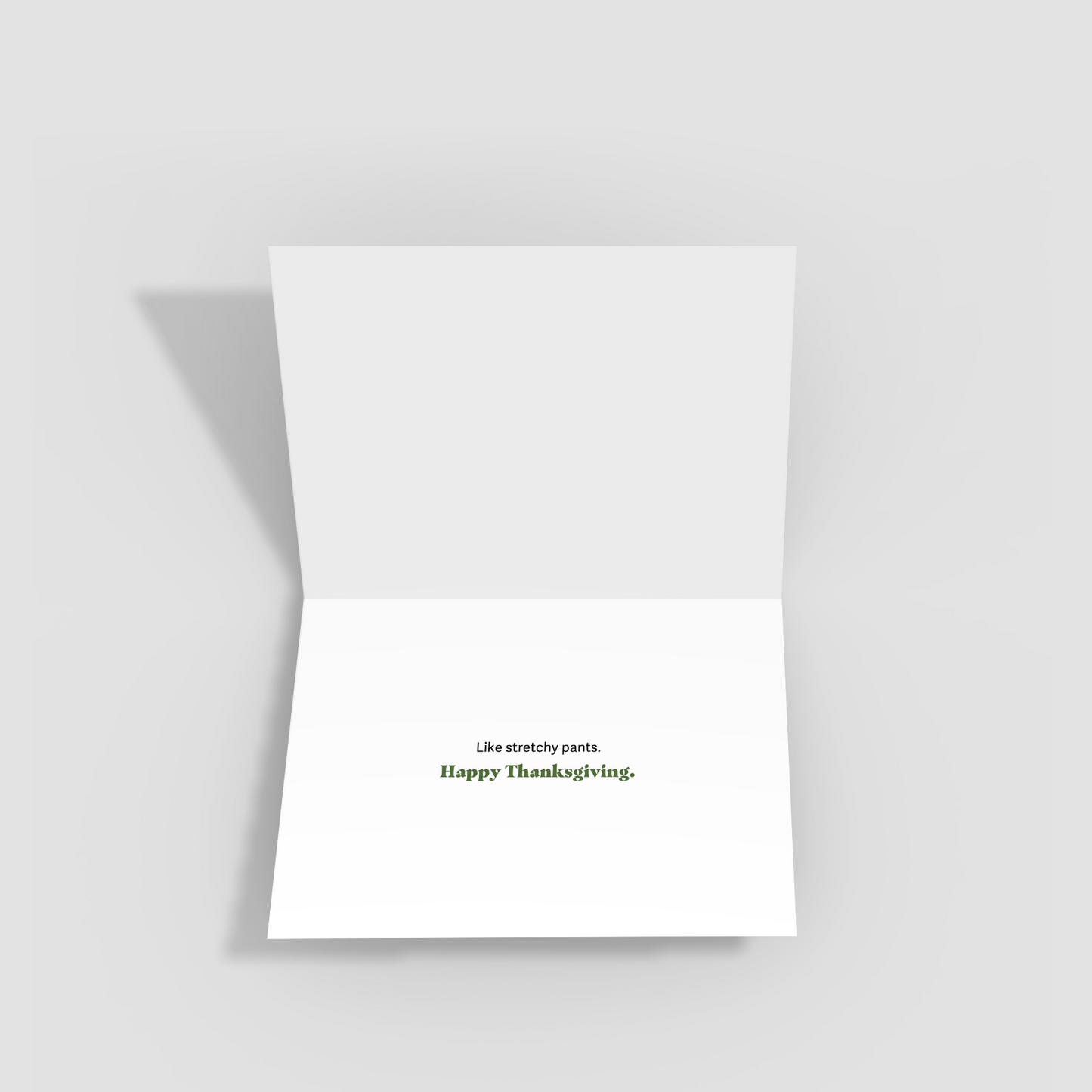 HOLIDAY: Thanksgiving Pants (10 Personalized Cards)