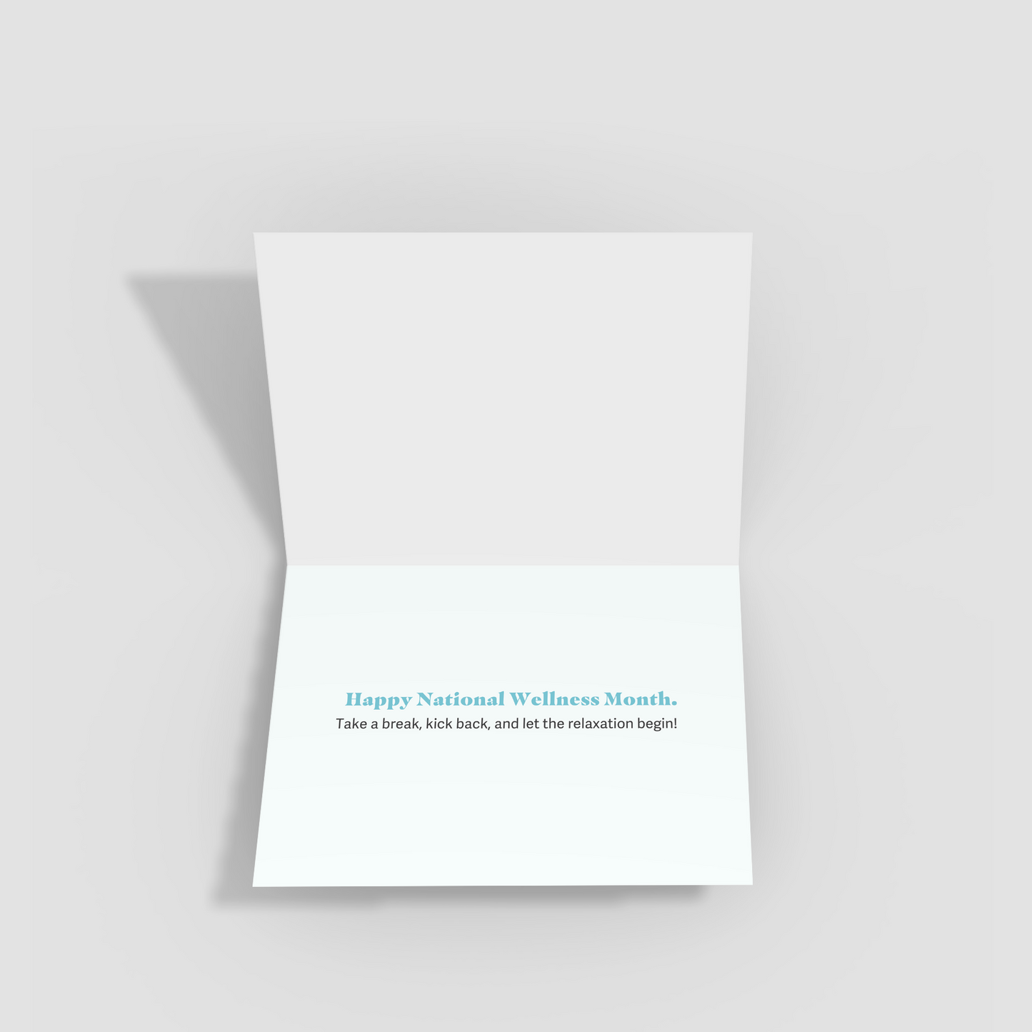 HOLIDAY: August Wellness Month (10 Personalized Cards)