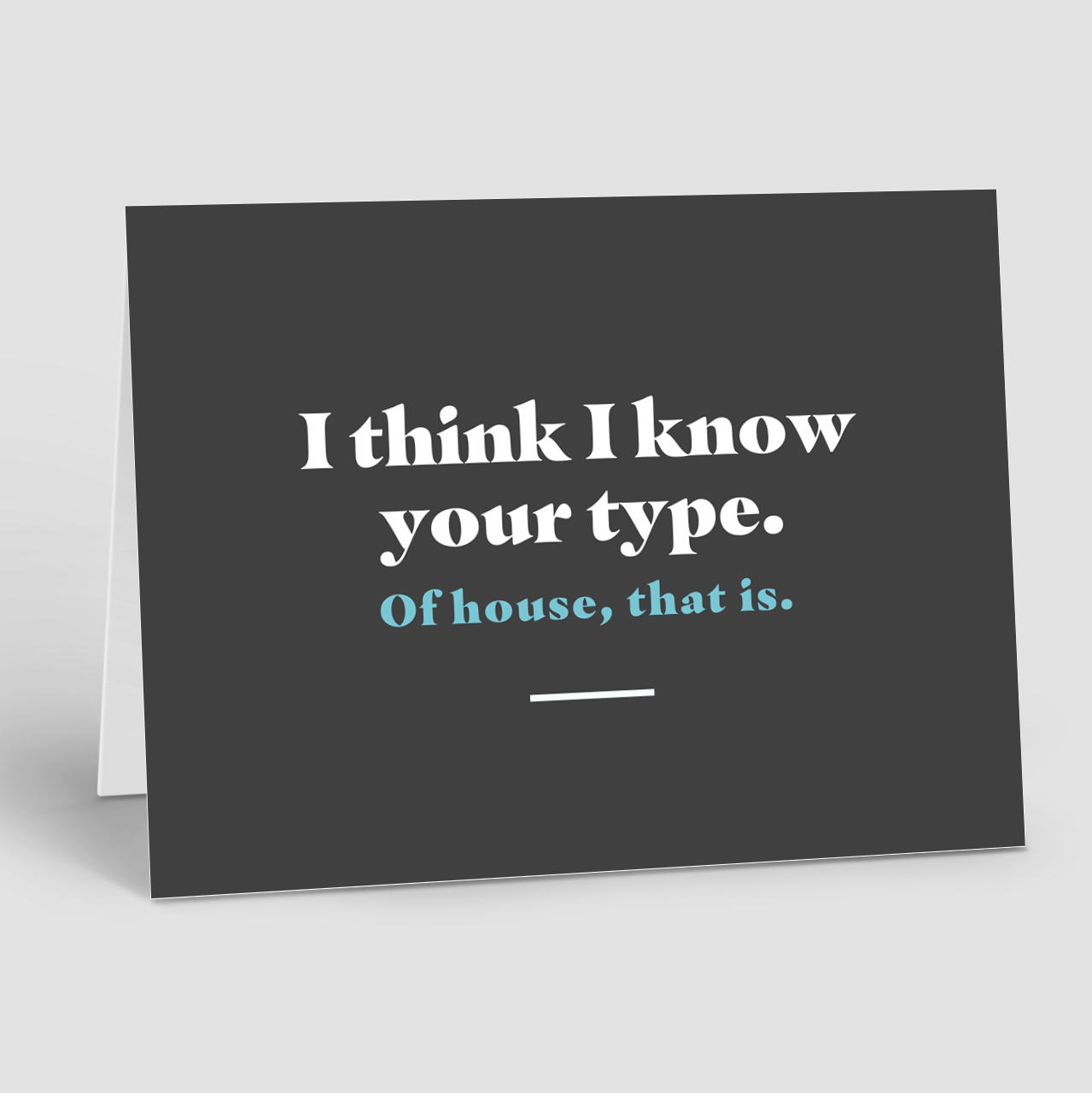 JUST BECAUSE: I Know Your Type (10 Personalized Cards)